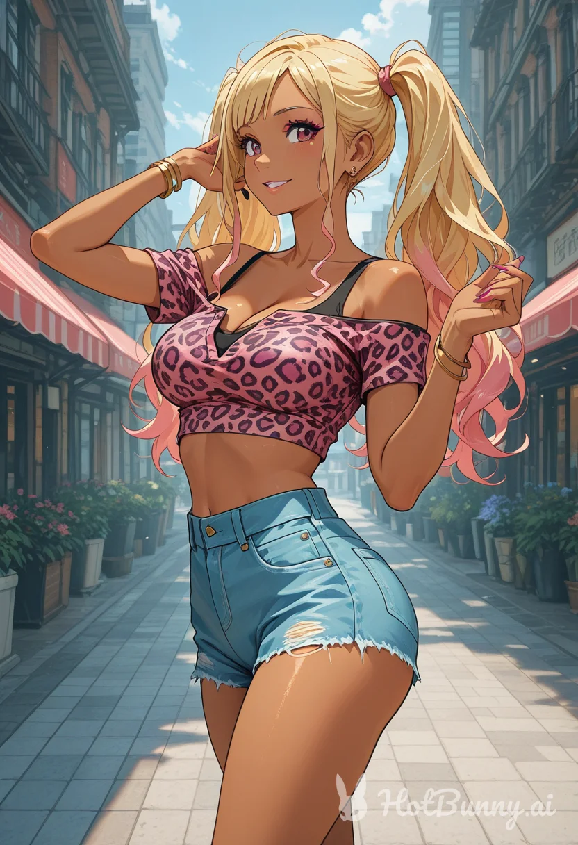 Ebony Blonde Lingerie Ai Hentai