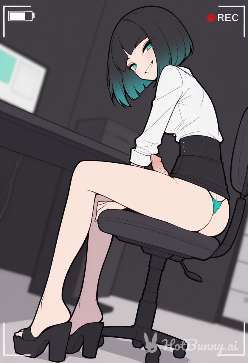 Futanari Office Lingerie Ai Hentai