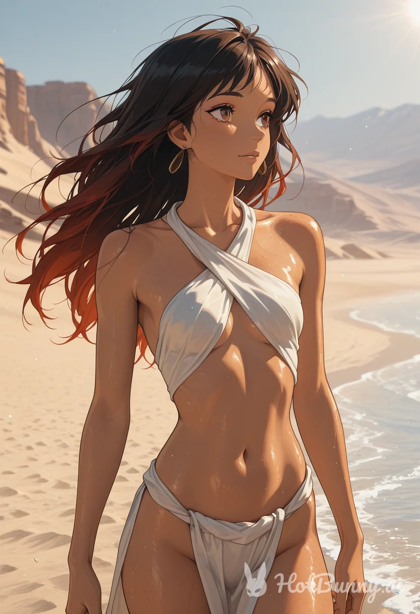 Ebony Swimsuit Ai Hentai