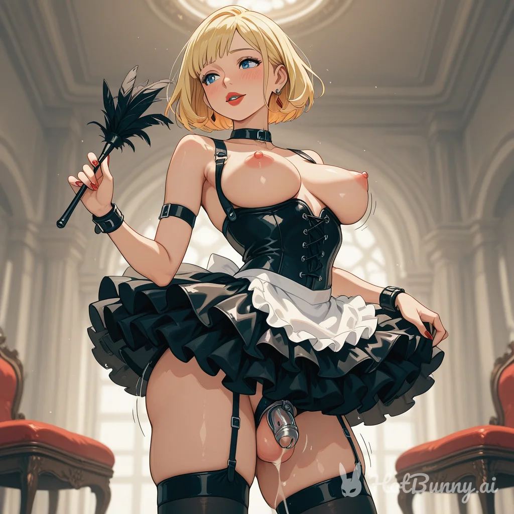 Futanari Maid Blonde Ai Hentai