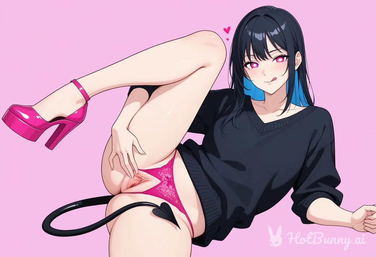 Licking Lips Ai Hentai