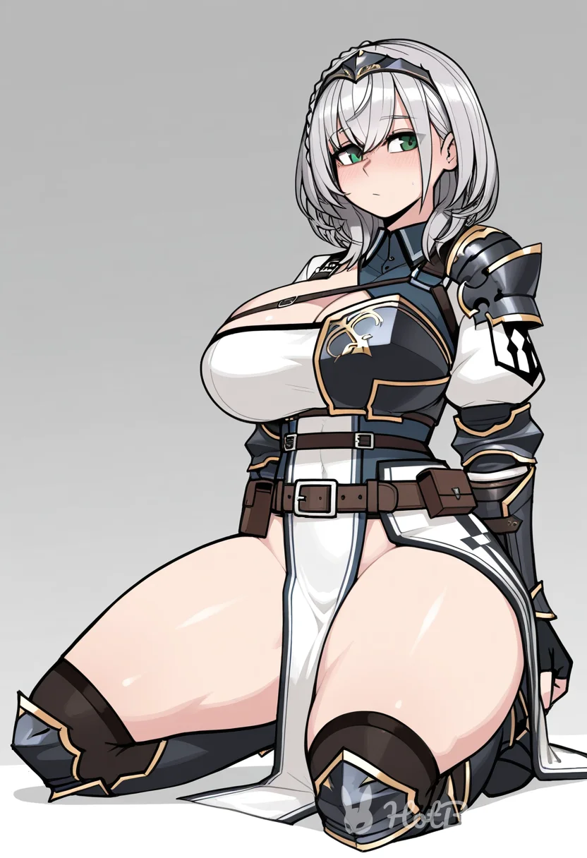 Shirogane Noel and Shirogane Noel Ai Hentai