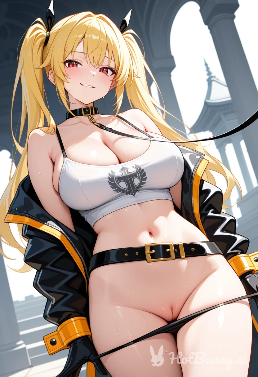 Vtuber Blonde Lingerie Ai Hentai