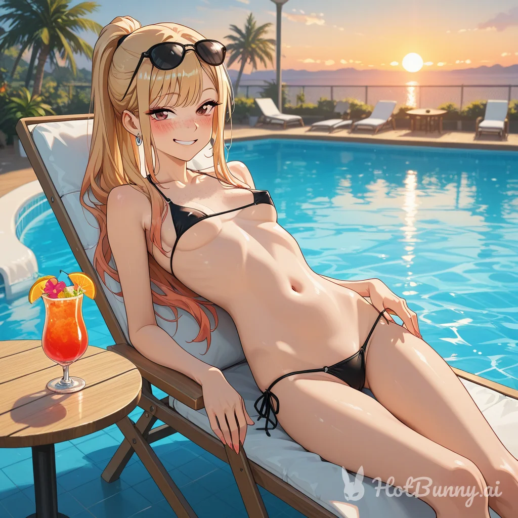 Swimsuit Blonde Ai Hentai