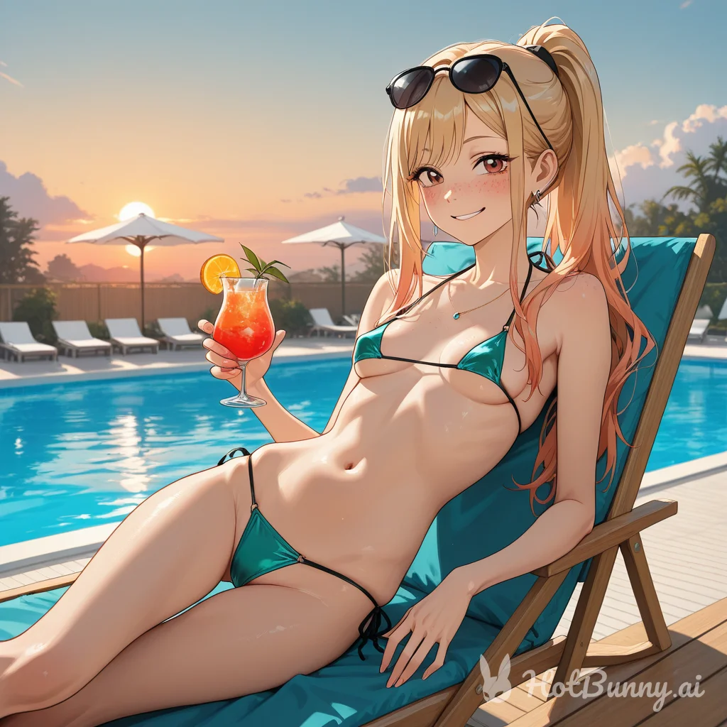 Swimsuit Blonde Ai Hentai