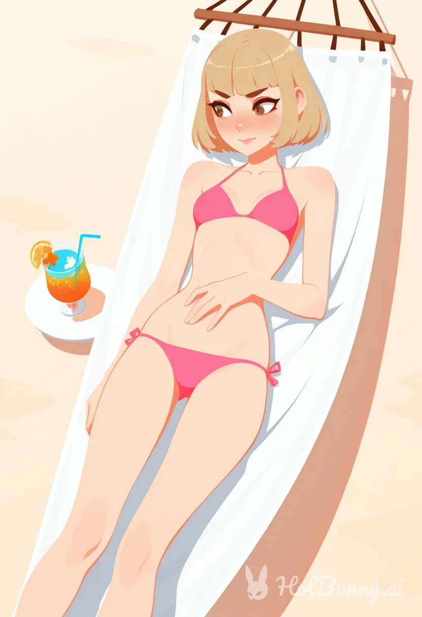 Swimsuit Blonde Ai Hentai