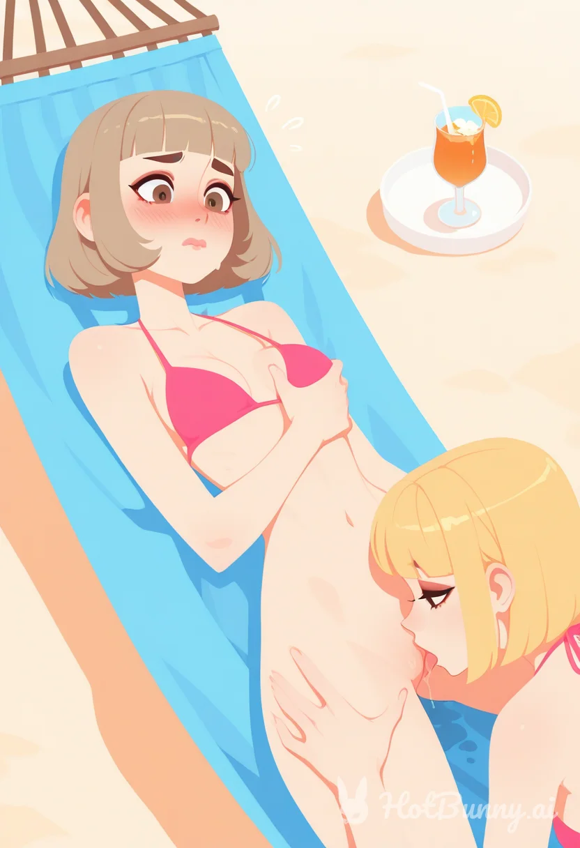 Lesbian Swimsuit Blonde Ai Hentai