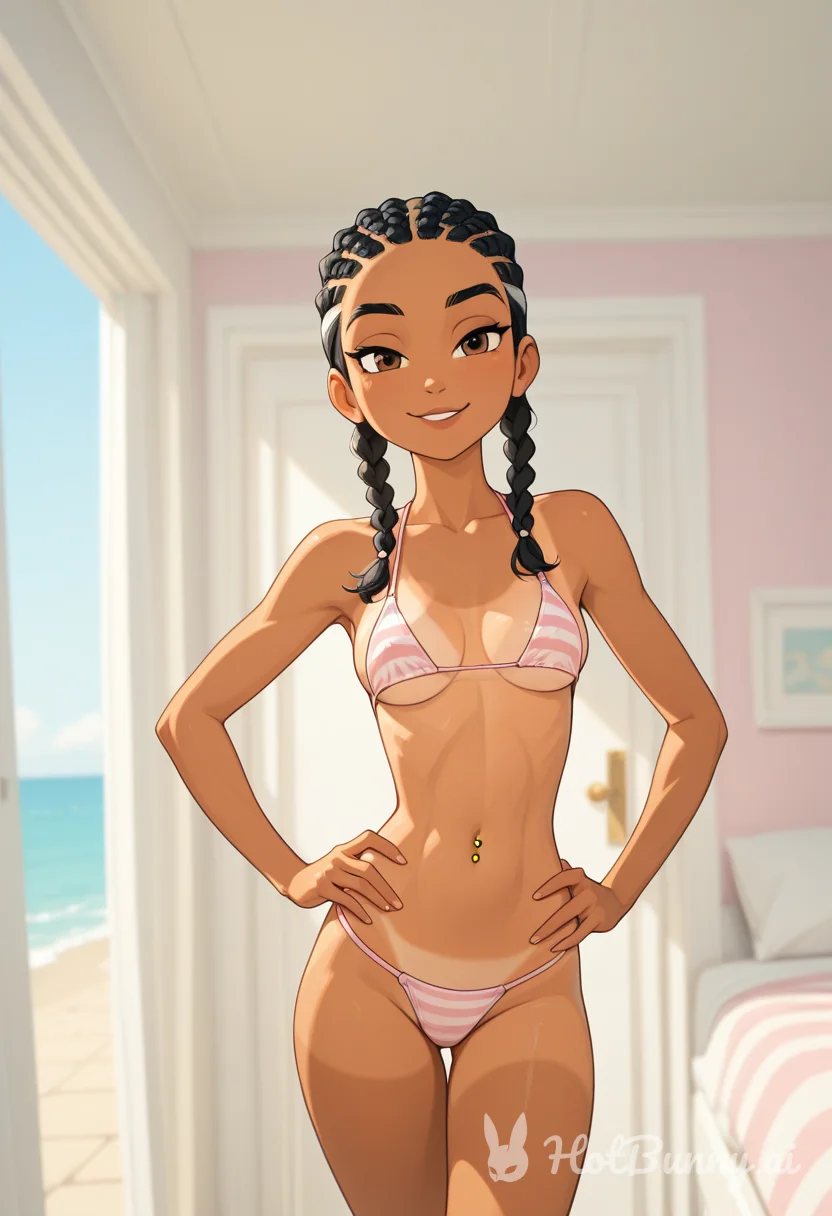 Ebony Swimsuit Ai Hentai