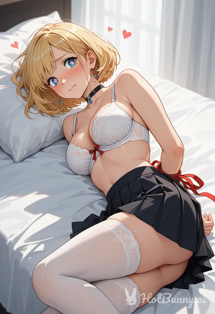 Bondage Blonde Lingerie Ai Hentai