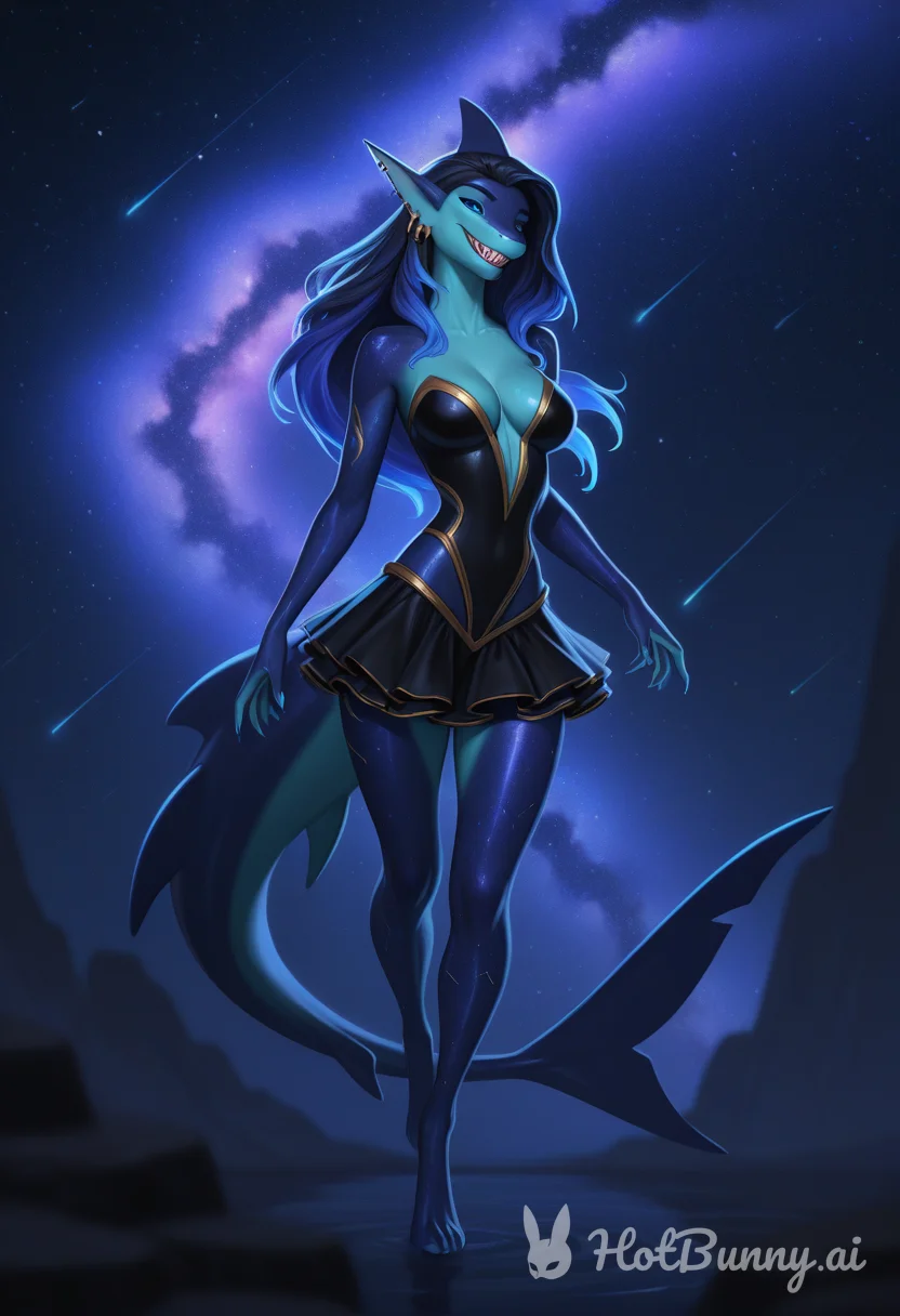 Nerrise in full shark mode