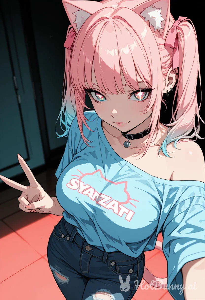 Cat Girl Pink Lips Ai Hentai
