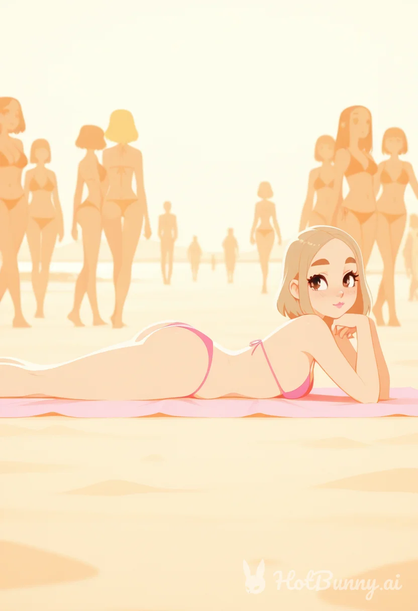 Swimsuit Blonde Ai Hentai