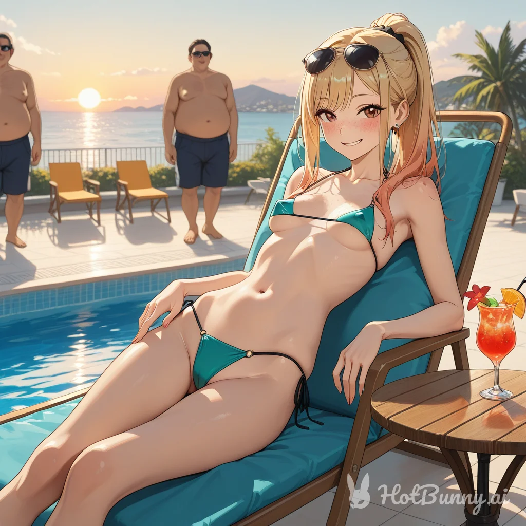 Swimsuit Blonde Ai Hentai