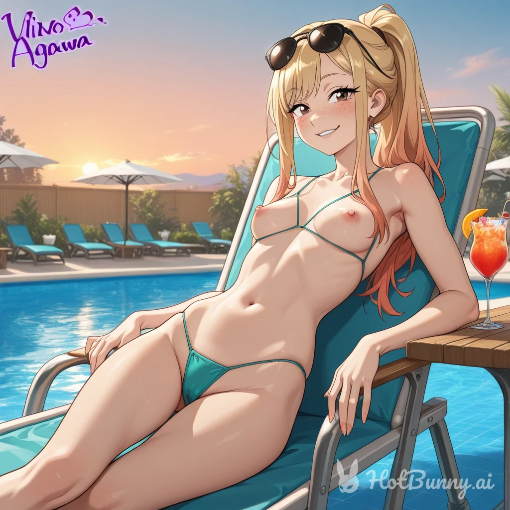 Swimsuit Blonde Ai Hentai