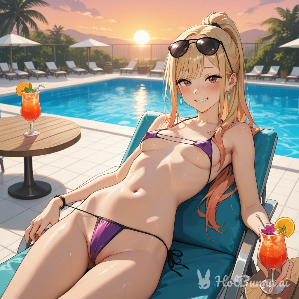 Swimsuit Blonde Ai Hentai