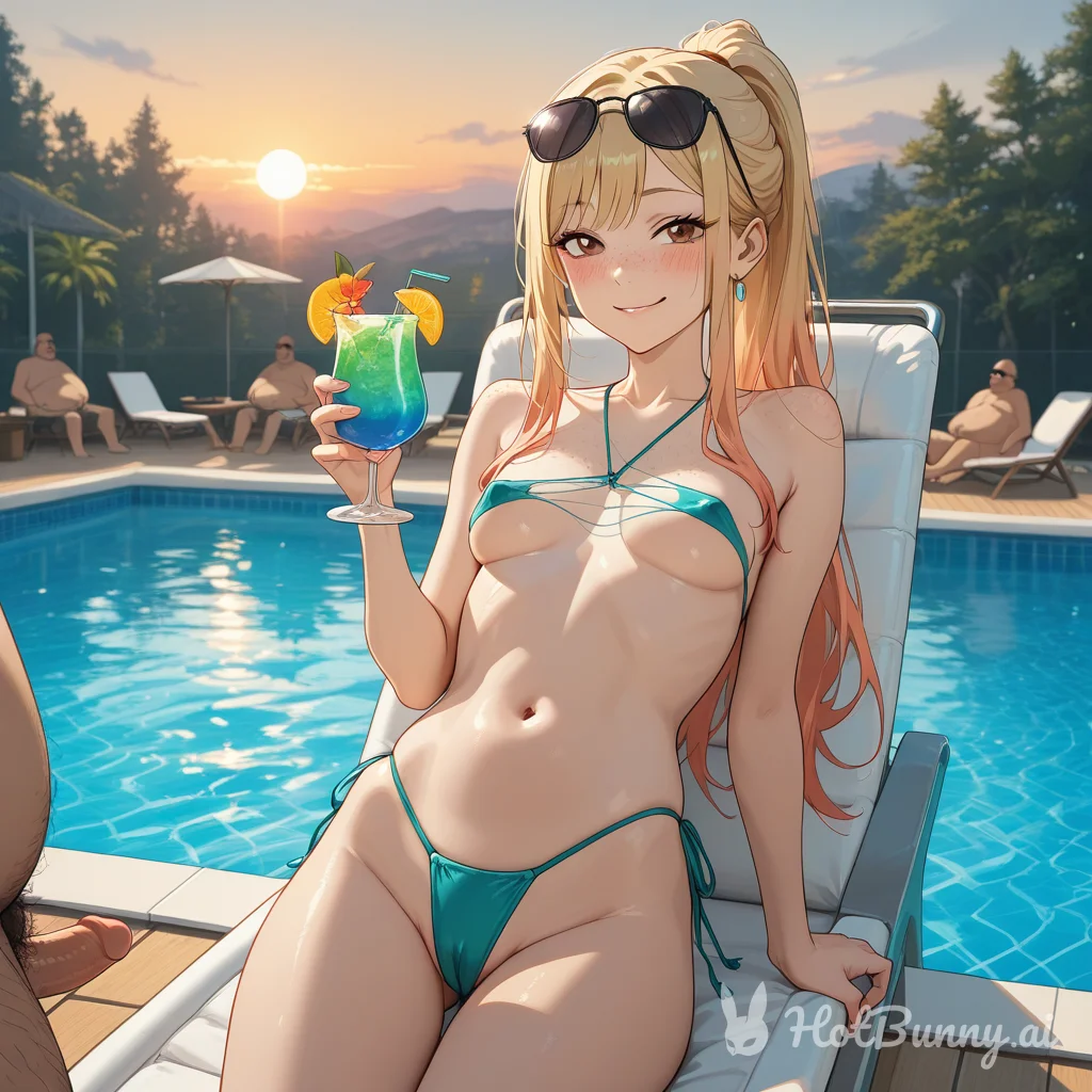 Swimsuit Blonde Ai Hentai