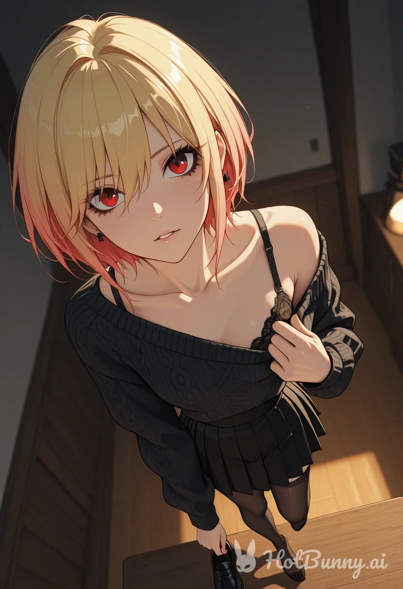 Blonde Lingerie Ai Hentai