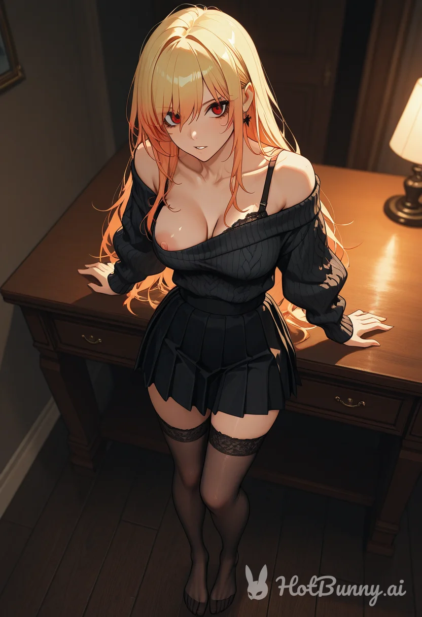 Blonde Lingerie Ai Hentai