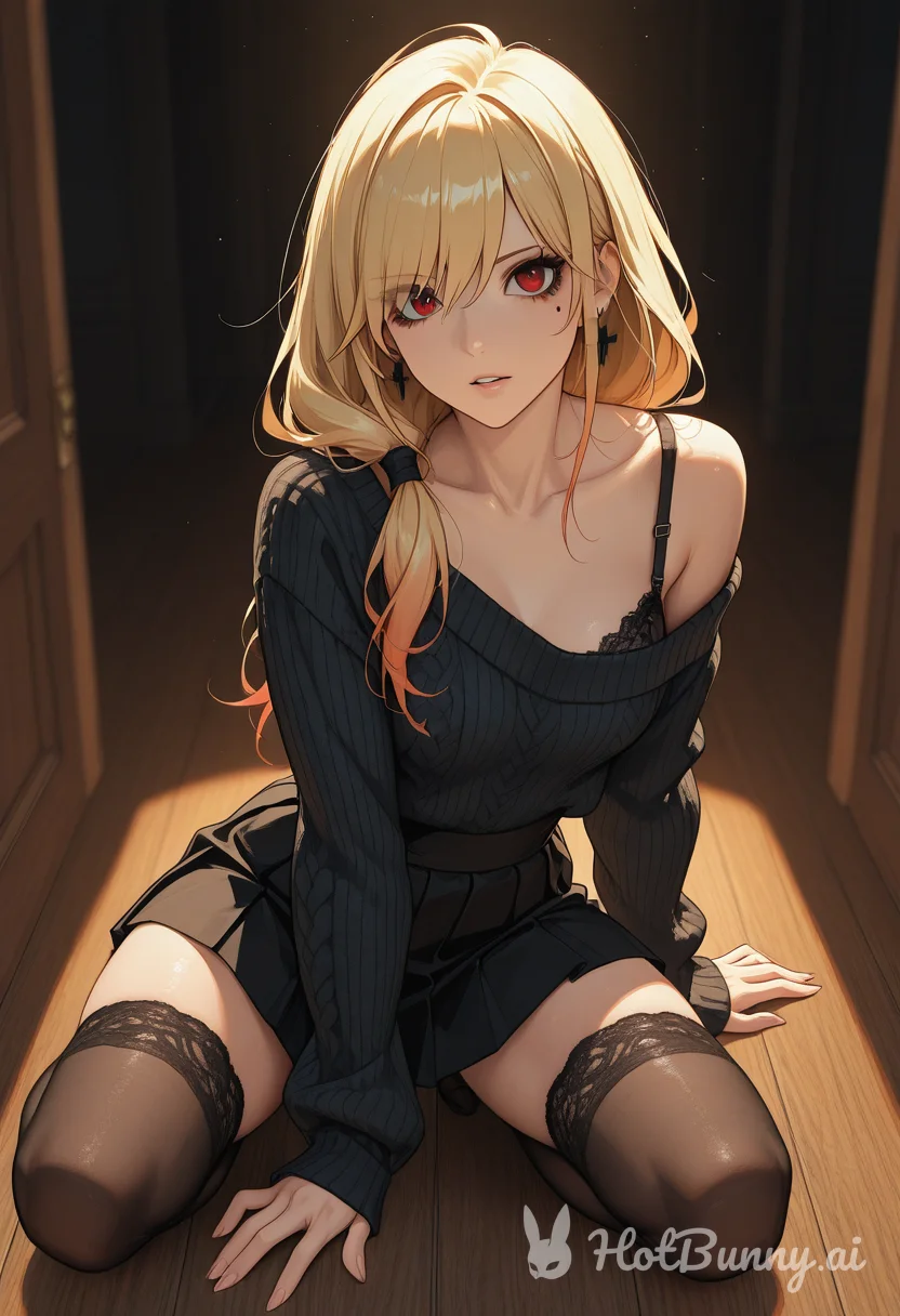 Blonde Lingerie Ai Hentai