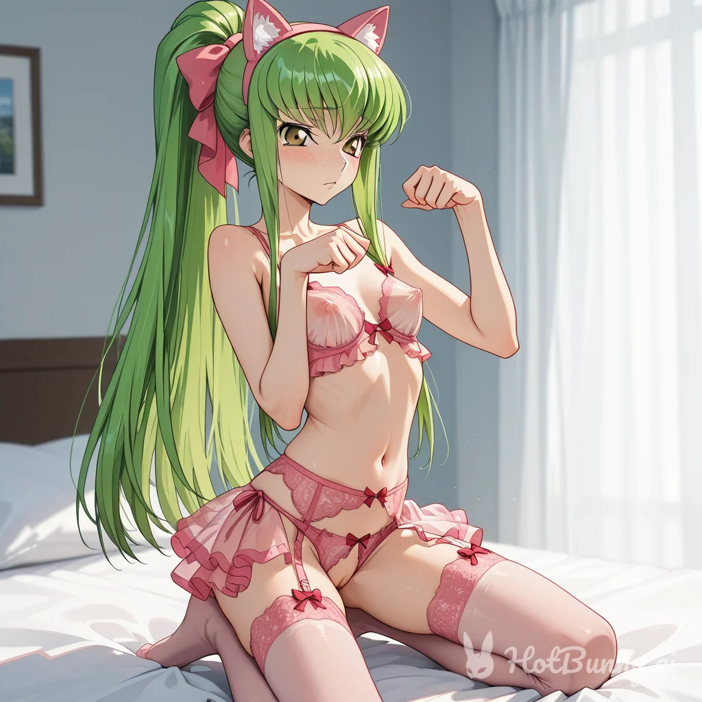 C.c. from Code Geass Cat Girl Ai Hentai