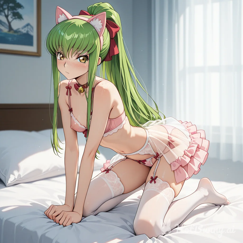 C.c. from Code Geass Cat Girl Ai Hentai