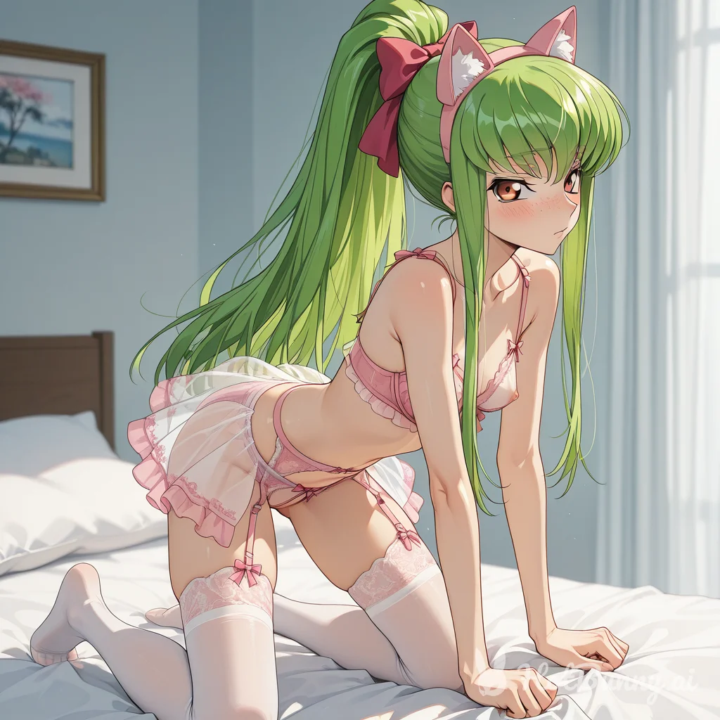 C.c. from Code Geass Cat Girl Ai Hentai
