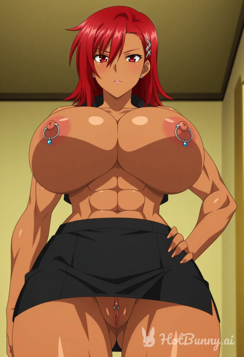 Ebony Muscle Girl Ai Hentai