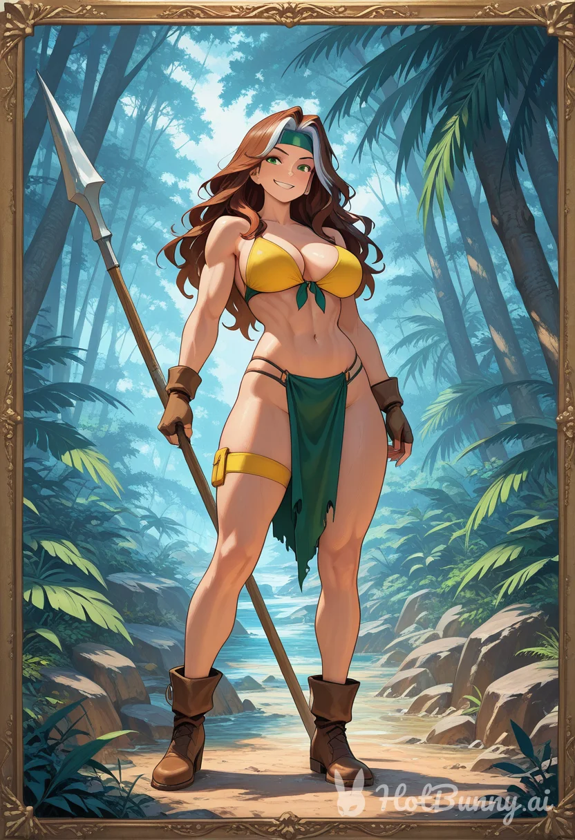 Muscle Girl Swimsuit Ai Hentai