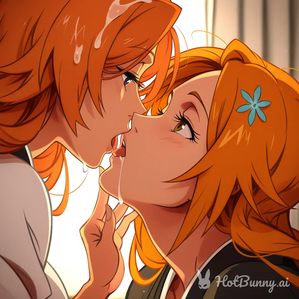 Matsumoto Rangiku from Bleach Lesbian Ai Hentai