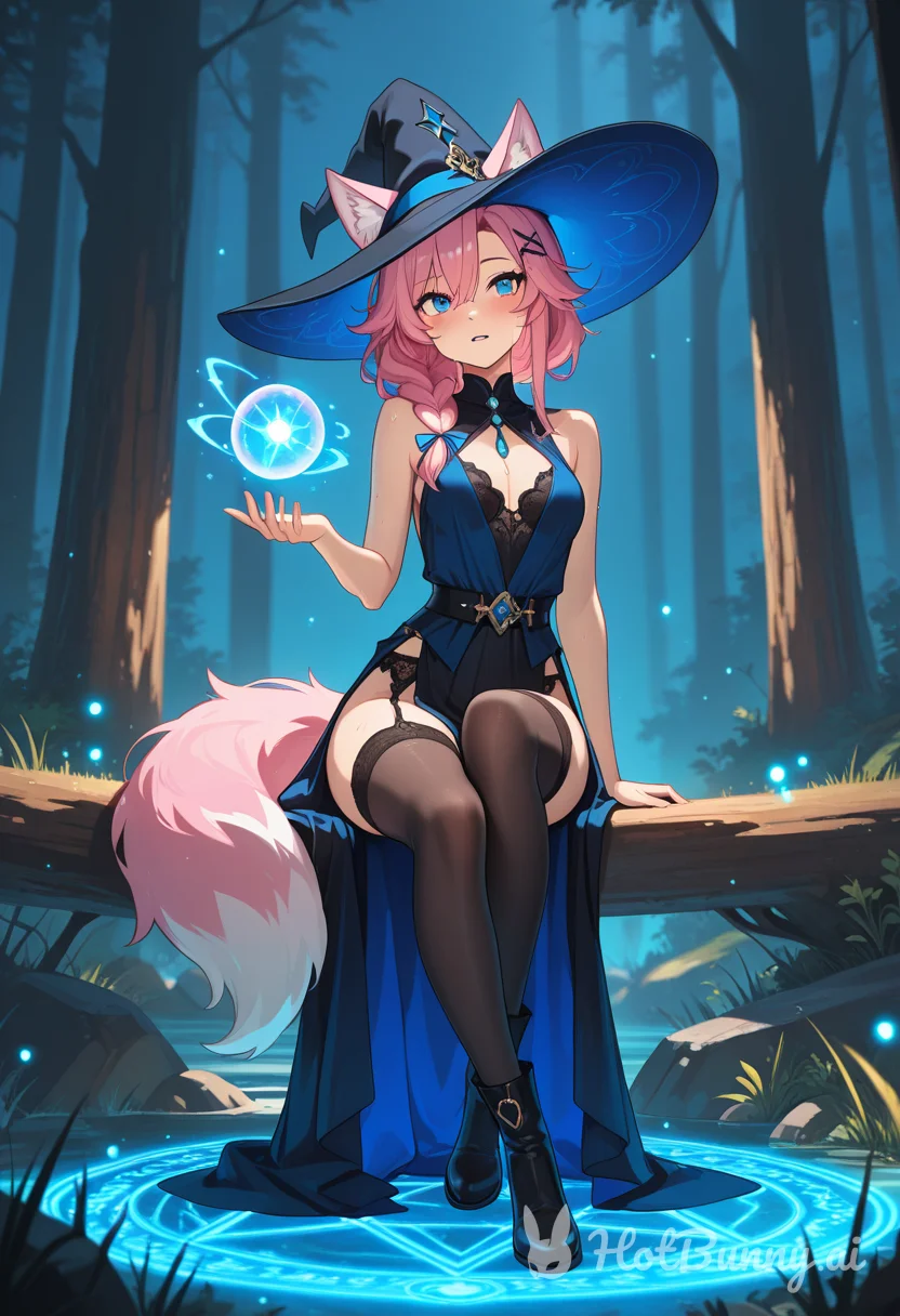 Cat Girl Lingerie Witch Ai Hentai