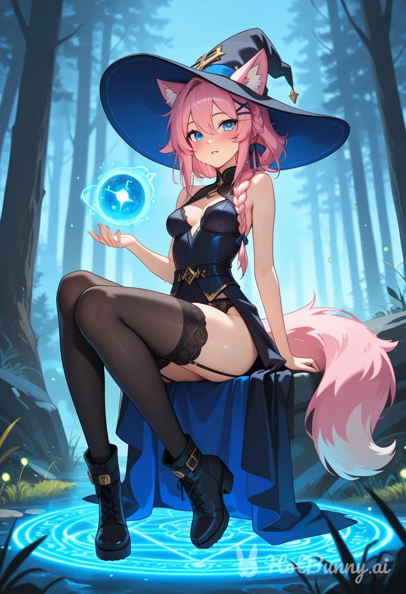 Fox Girl Lingerie Witch Ai Hentai