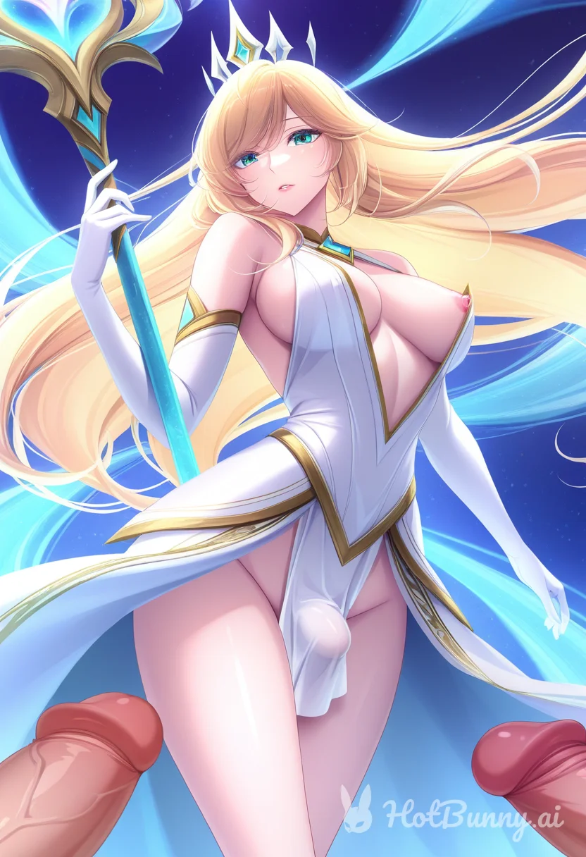 Futanari Blonde Magic Ai Hentai