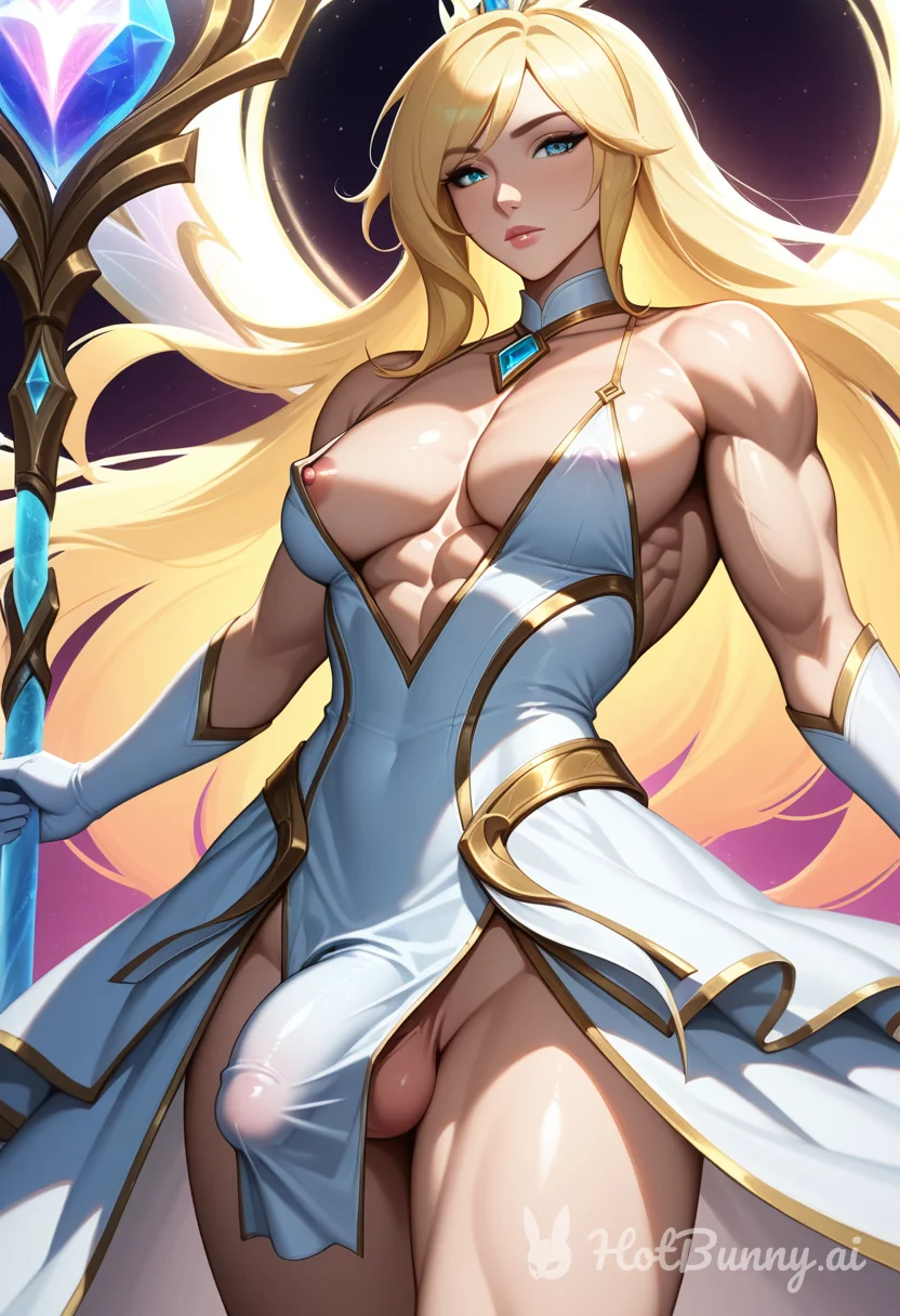 Futanari Muscle Girl Blonde Ai Hentai