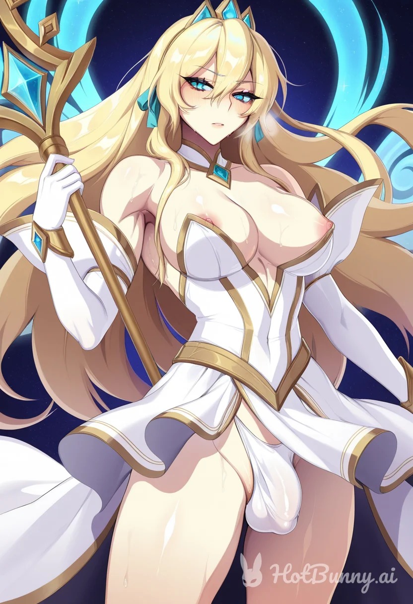 Futanari Muscle Girl Blonde Ai Hentai