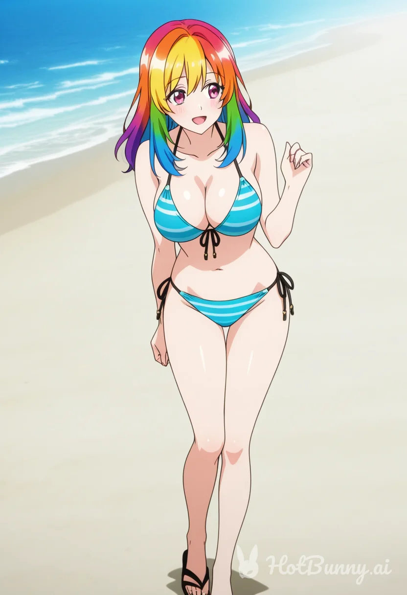 Swimsuit Blonde Ai Hentai