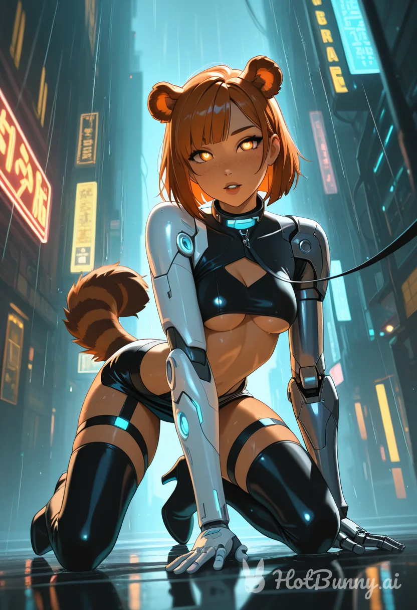 Robot Cyberpunk Lingerie Ai Hentai