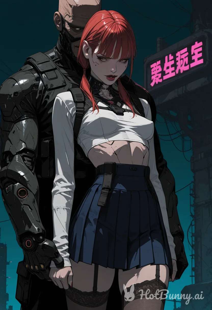 Robot Cyberpunk Lingerie Ai Hentai
