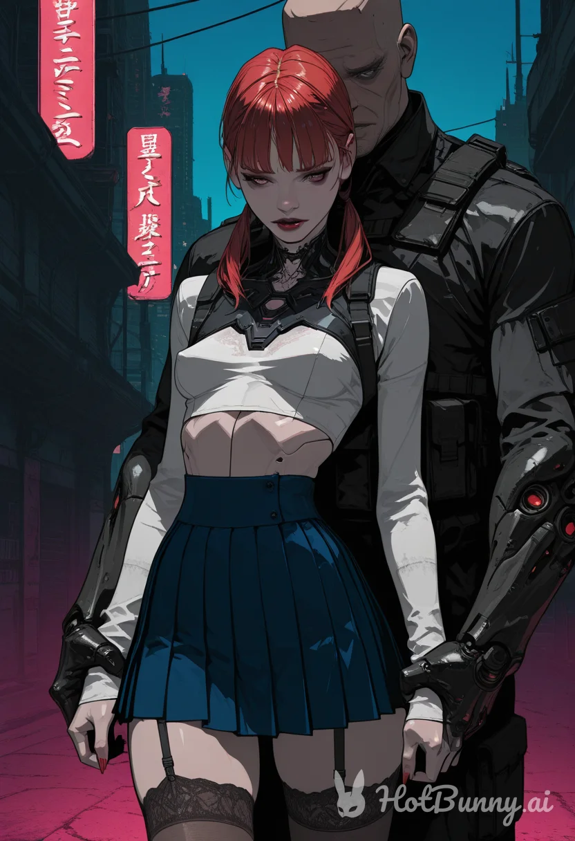 Robot Cyberpunk Lingerie Ai Hentai