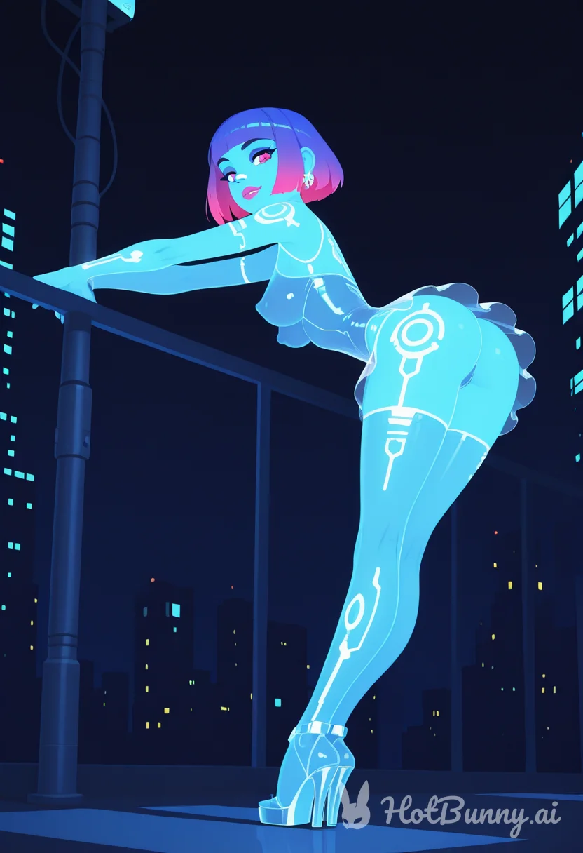 Latex Cyberpunk Ai Hentai Video