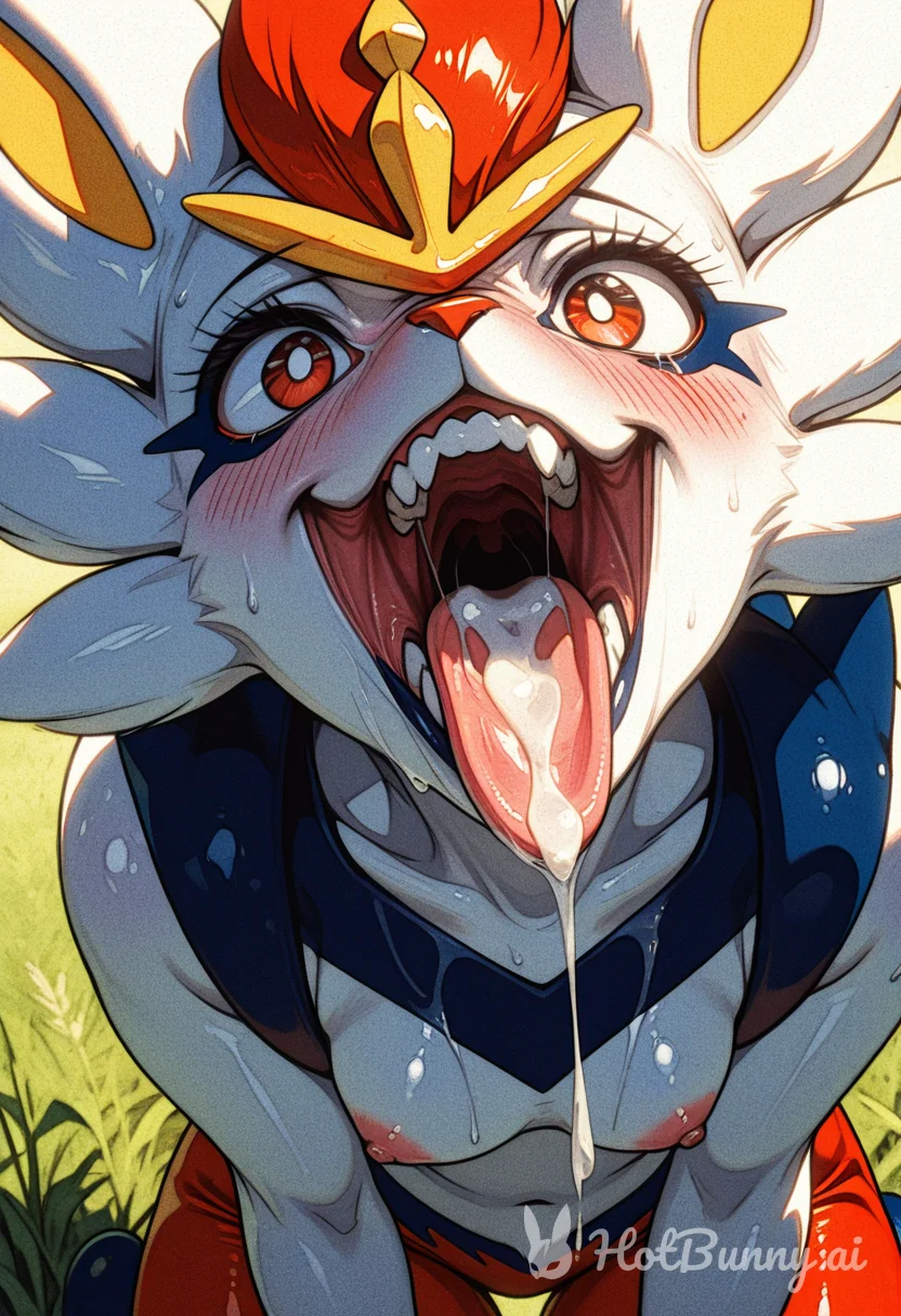 Cinderace from Pokemon Furry Ai Hentai