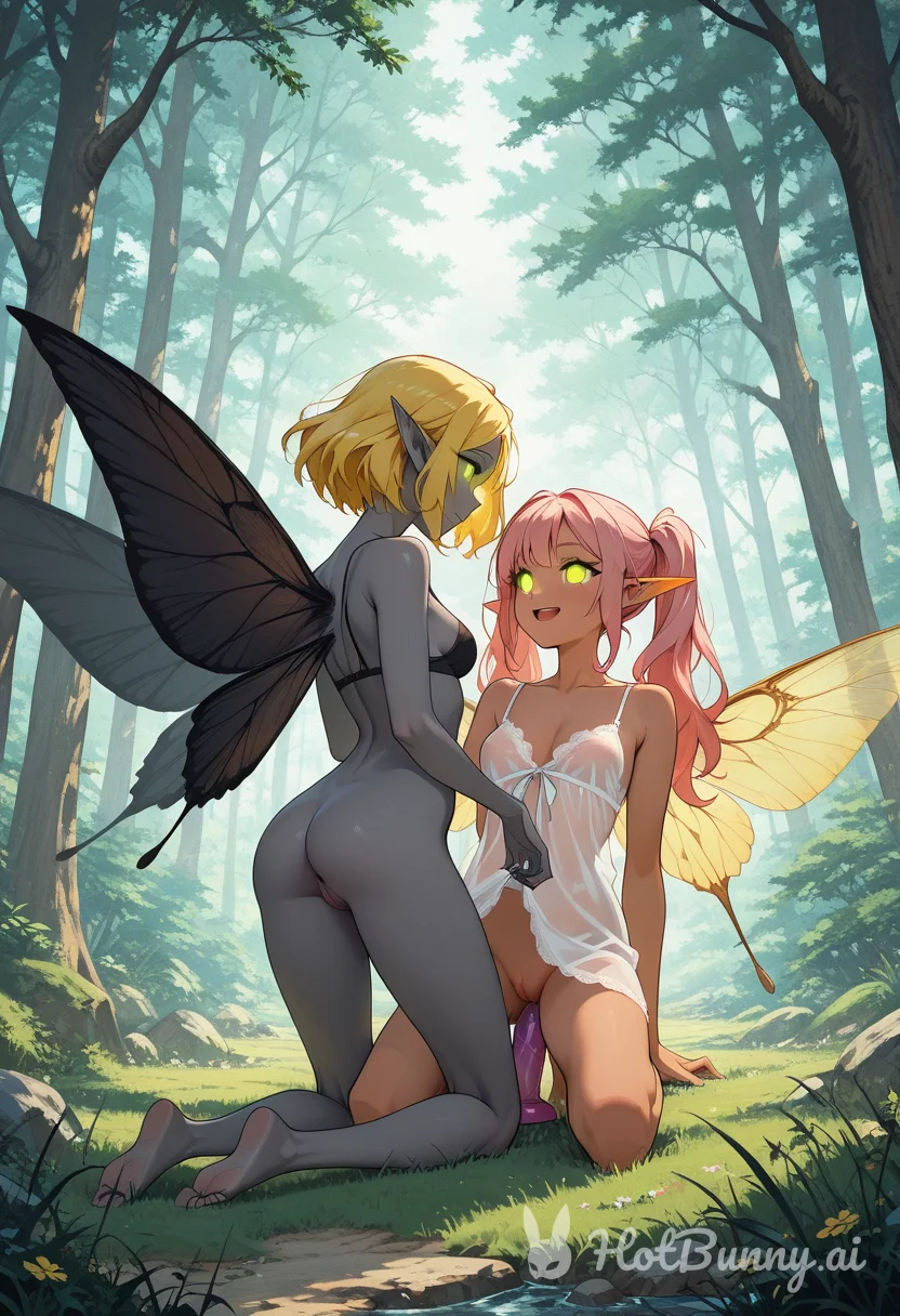 Elf Lesbian Lingerie Ai Hentai