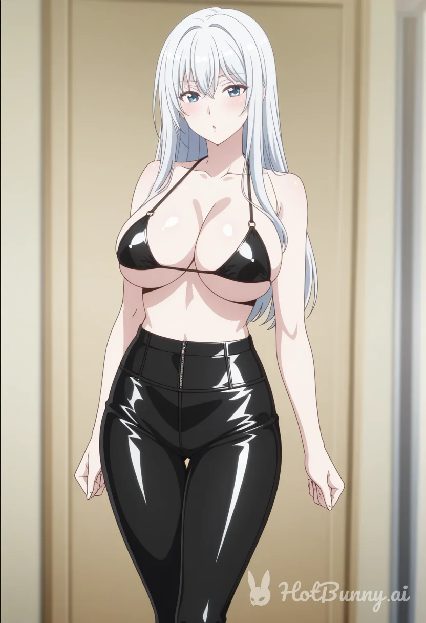 Tall leather mommy