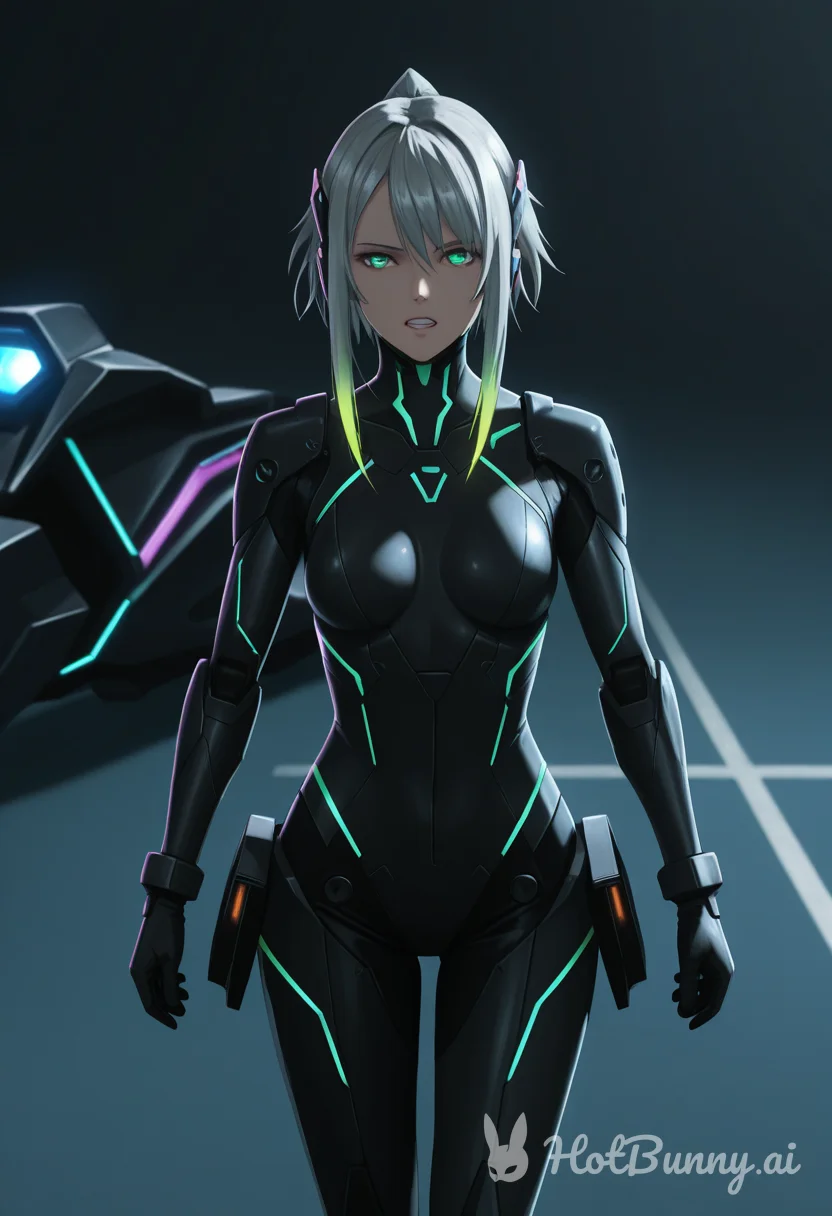Hexa in anime style