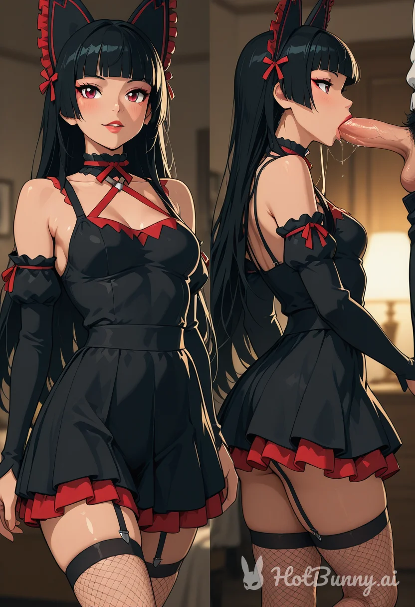 Blowjob Lingerie Ai Hentai