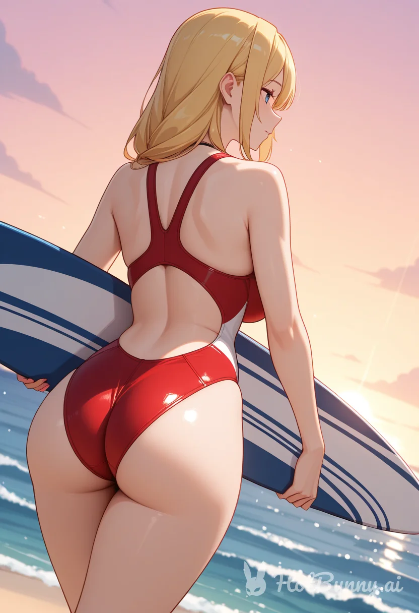 Swimsuit Big Ass Blonde Ai Hentai