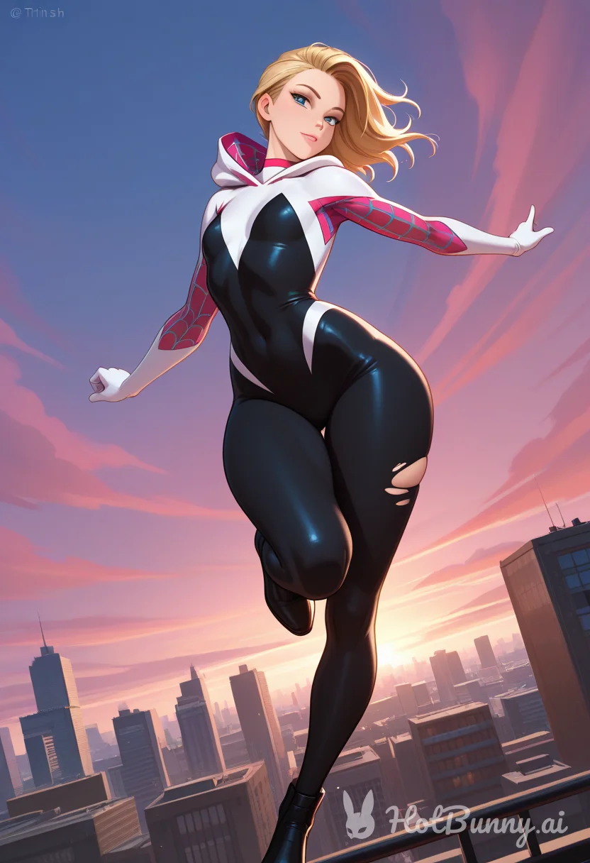 Gwen Stacy and Spider-gwen Ai Hentai