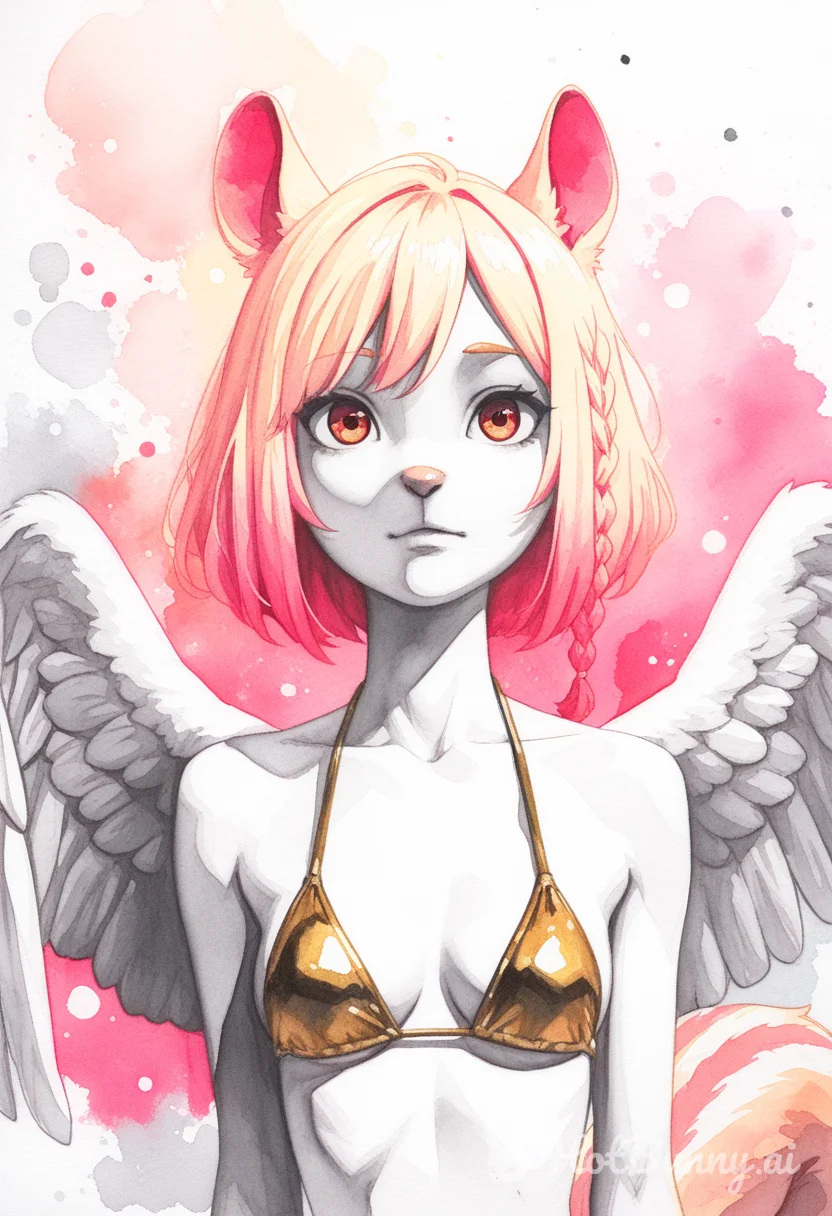 Furry Swimsuit Blonde Ai Hentai