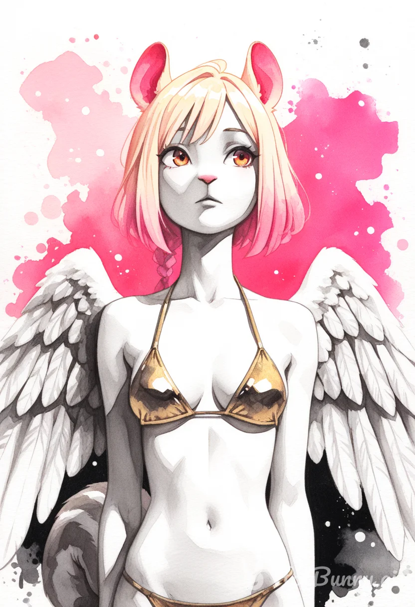 Furry Swimsuit Blonde Ai Hentai
