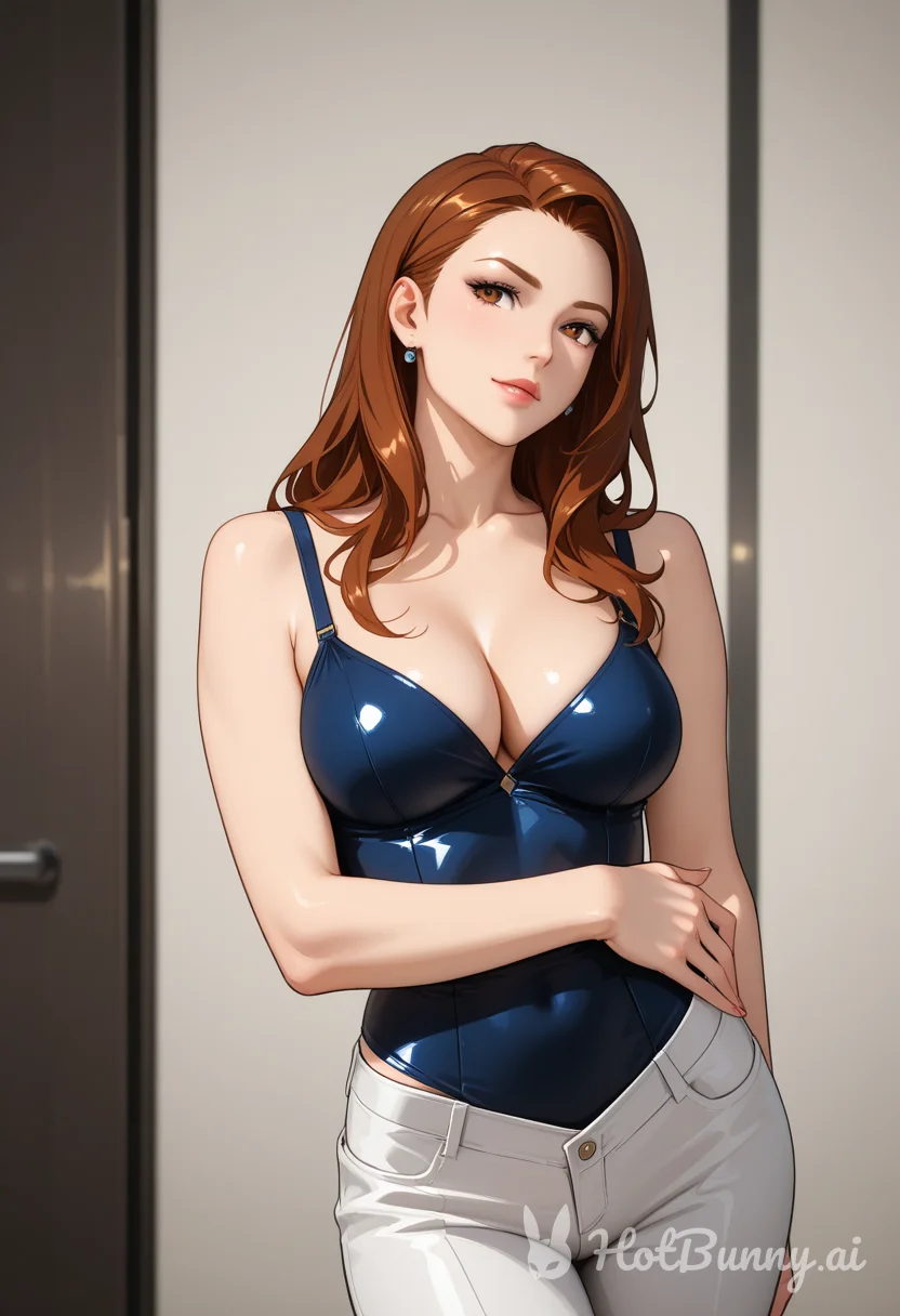 Pink Lips Swimsuit Ai Hentai