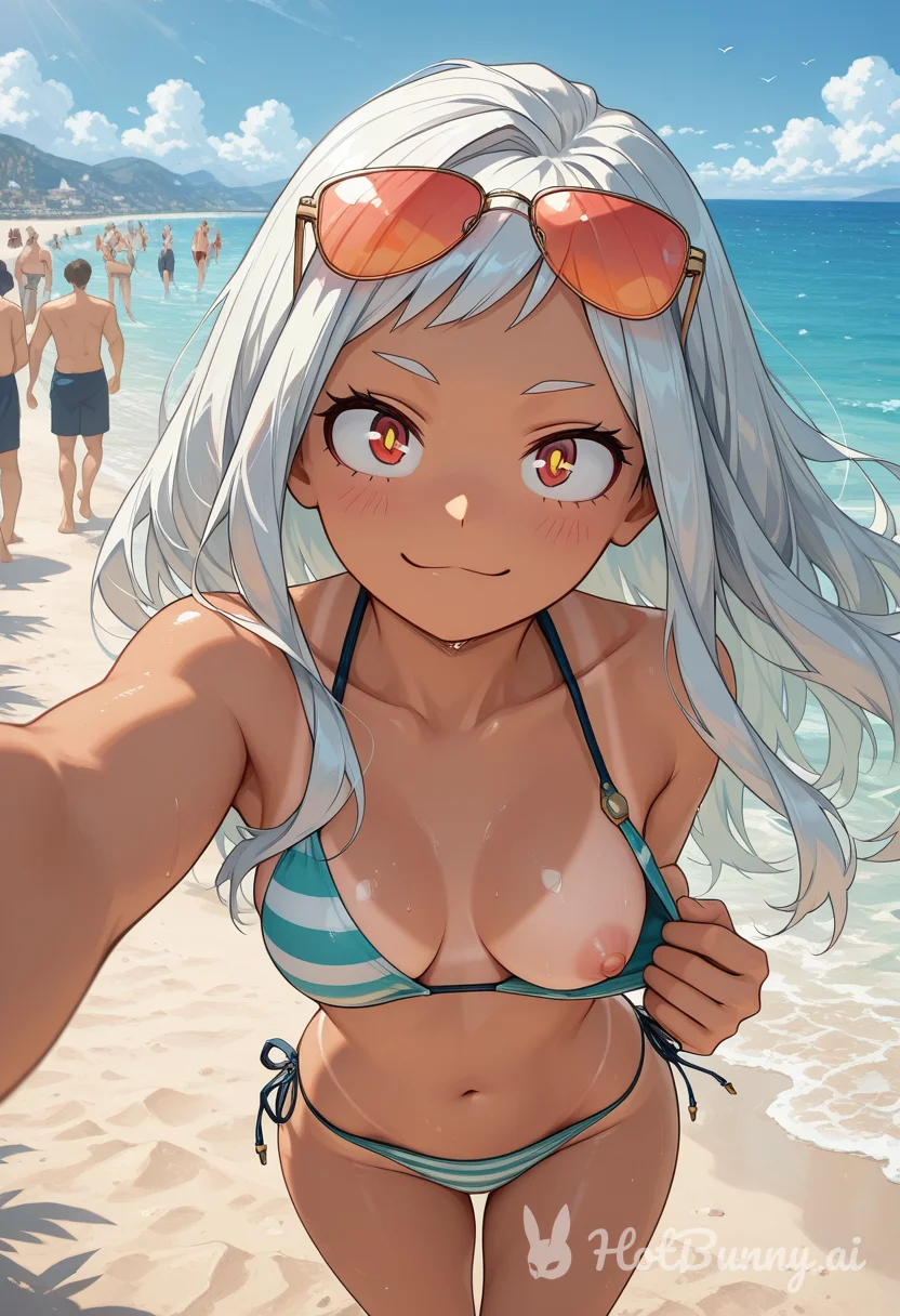 Public Ebony Swimsuit Ai Hentai